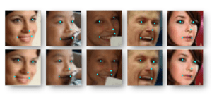 Facial landmark detection with tweaked convolutional neural networks. 